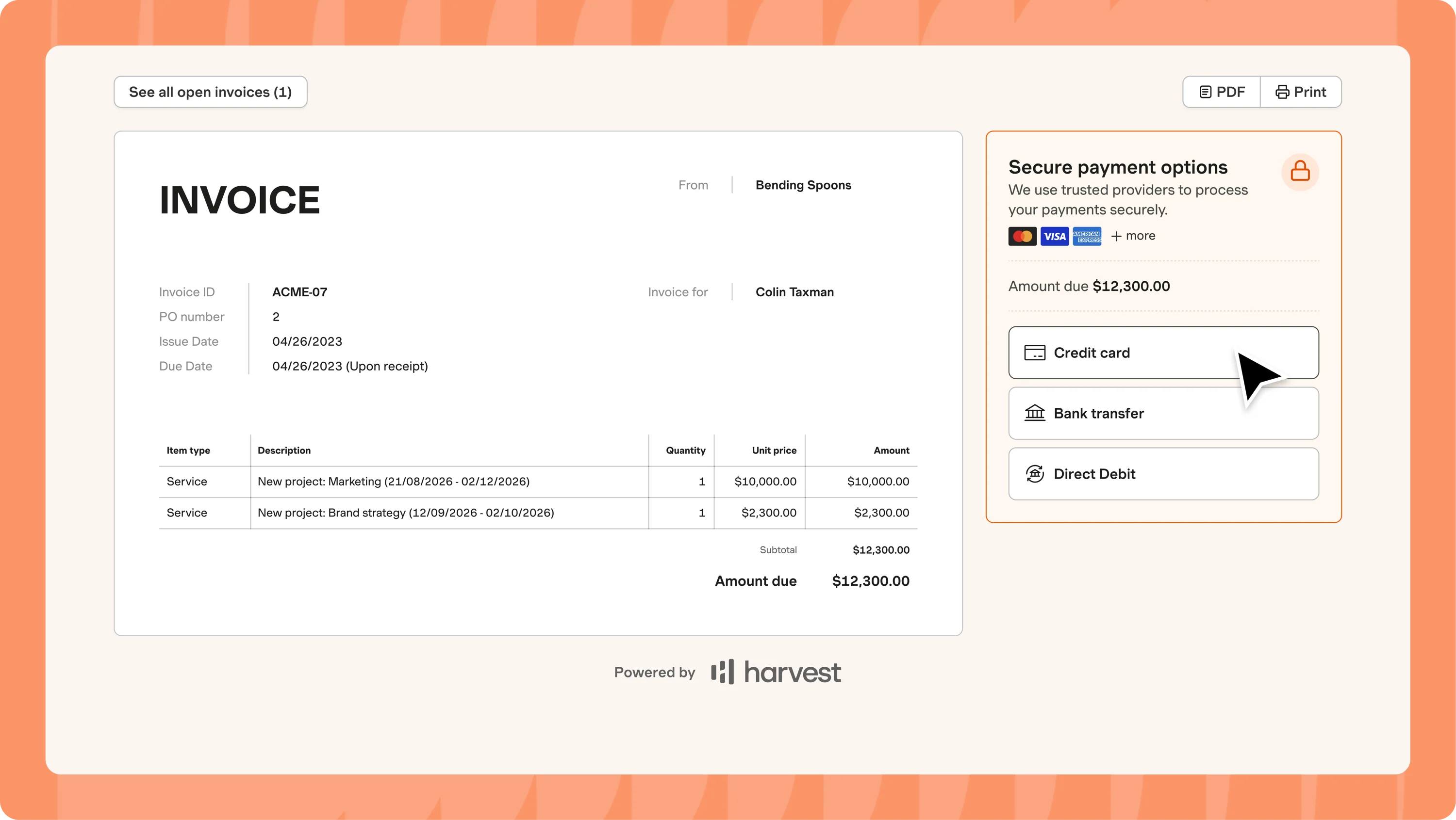 Harvest FreshBooks alternative for solo consultants